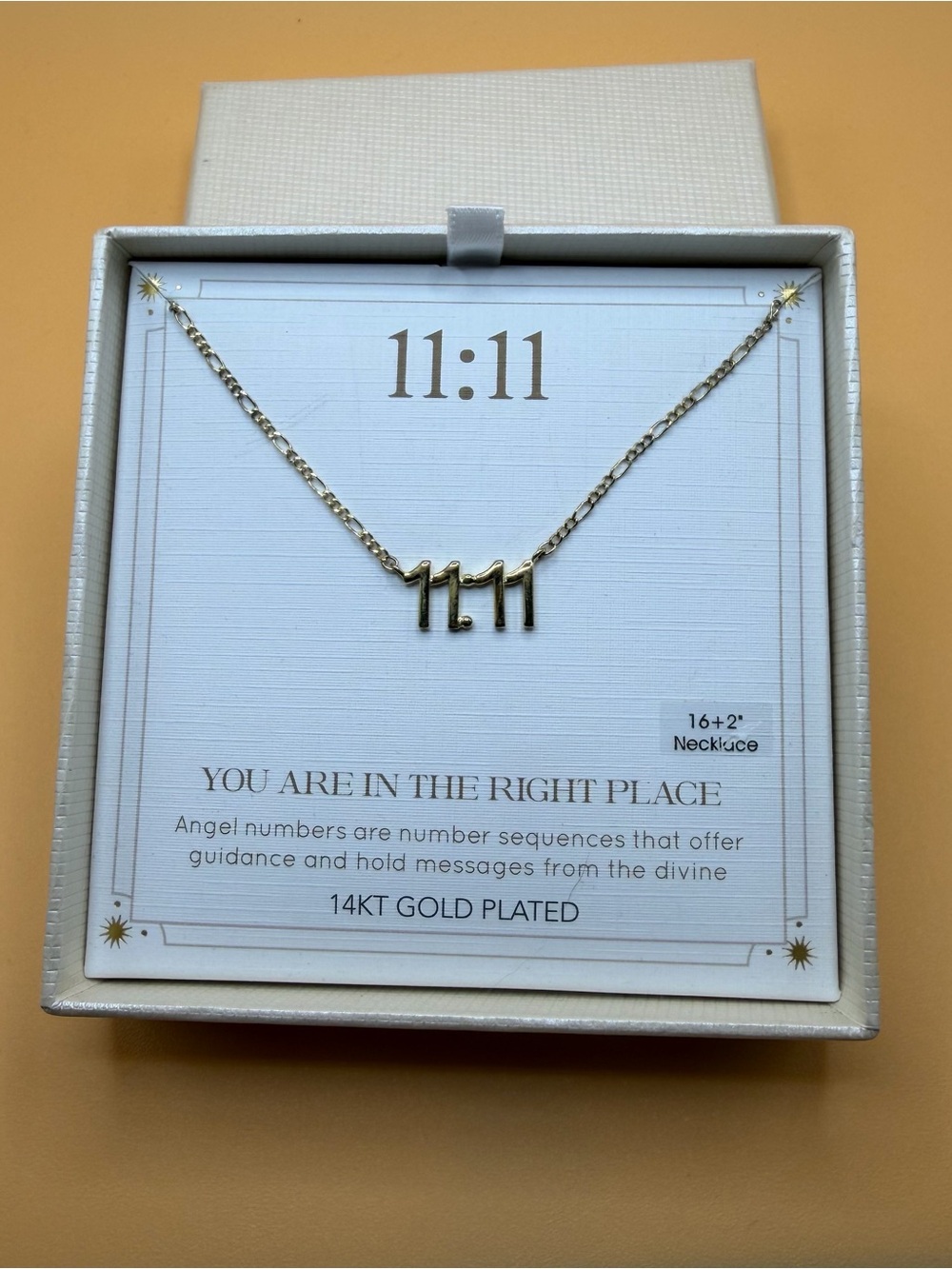 11:11 Gold-Plated Pendant Necklace – Inspirational Women’s Jewelry Isabella m